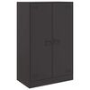 vidaXL Sideboard Schwarz 67x39x107 cm Stahl