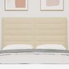 vidaXL Kopfteil Creme 144 cm Stoff
