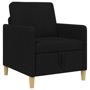 vidaXL Sofa mit Stauraum Schwarz 72 x 78 x 87 cm Polyester