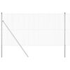 vidaXL Zaunpfosten Silber 25 x 1,4 m (12 x 12 mm Netz) Stahl