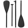 vidaXL 2 in 1 Kajak & SUP Paddle 203 x 19,5 cm Schwarz