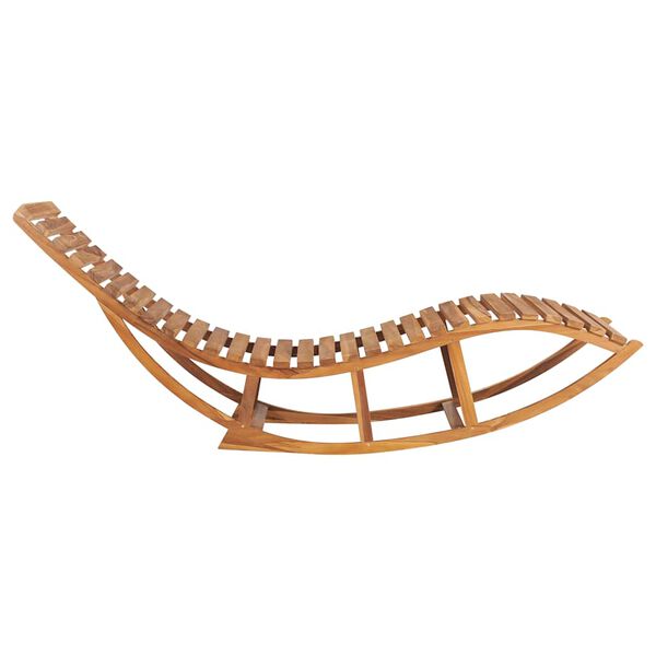 vidaXL Schaukelliege Massivholz Teak