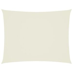 vidaXL Sonnensegel Oxford-Gewebe Rechteckig 3x4 m Creme