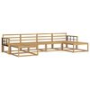 vidaXL Outdoor-Sofagarnitur 6 pcs Wei&szlig; Massivholz Akazie
