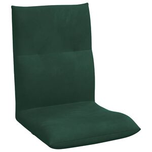 vidaXL Bodenstuhl Dunkelgr&uuml;n 46 x 50 x 61 cm Samt