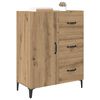 vidaXL Sideboard Artisan-Eiche 69,5 x 34 x 90 cm Holzwerkstoff