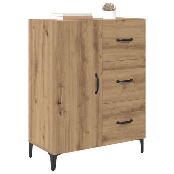 vidaXL Sideboard Artisan-Eiche 69,5 x 34 x 90 cm Holzwerkstoff