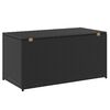 vidaXL Gartenbox Poly Rattan 100x50x50 cm Schwarz