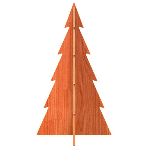 vidaXL Weihnachtsbaum Holz zum Schmücken 80 cm Massivholz Kiefer