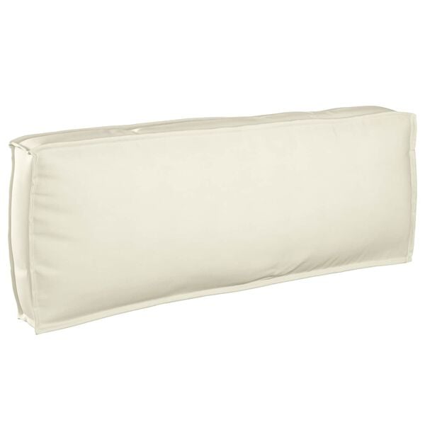 vidaXL Kissen Creme 120 x 40 x 12 cm Oxford-Stoff