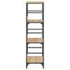 vidaXL B&uuml;cherregal Sonoma-Eiche 50x33x117,5 cm Holzwerkstoff