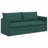 vidaXL Sofa 2 pcs Dunkelgr&uuml;n 196 x 82 x 85 cm Stoff