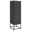 vidaXL Highboard Schwarz 36x39x123 cm Stahl