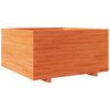vidaXL Pflanzk&uuml;bel Wachsbraun 90x90x49,5 cm Massivholz Kiefer