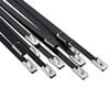 vidaXL Kabelbinder 12 stk. 4,6 x 350 mm Schwarz