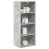 vidaXL H&auml;ngeschrank Beton Grau 40 x 29,5 x 100 cm Holzwerkstoff