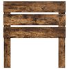 vidaXL Kopfteil Ger&auml;ucherte Eiche 90 cm Holzwerkstoff
