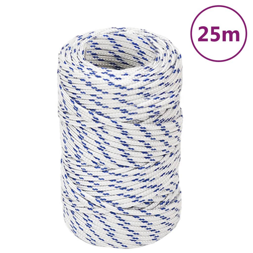 Polypropylen-Bootsseil 6 Mm X 50 M – Schwimmend, Wetterfest, Für Boote & Yachten, Festmacherleine