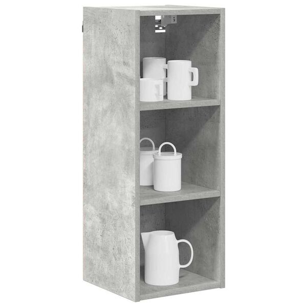 vidaXL H&auml;ngeschrank Beton Grau 30 x 29,5 x 80 cm Holzwerkstoff