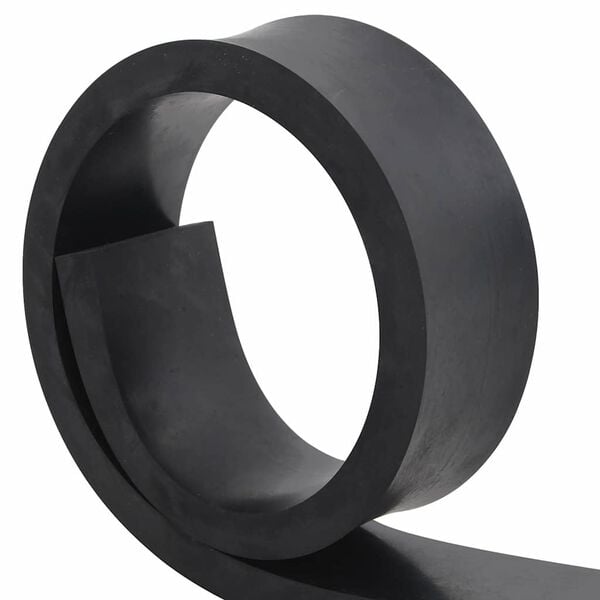 vidaXL Gummileiste f&uuml;r Schneepflug Schwarz 100x8x2 cm