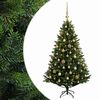 vidaXL K&uuml;nstlicher Weihnachtsbaum mit Kugel 120 cm 150 LEDs