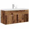 vidaXL Badezimmerschrank Altholz 100 x 38,5 x 46 cm Holzwerkstoff