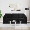 vidaXL Sofa Schwarz Gesamtabmessungen: 198 x 78 x 80 cm (B x T x H)