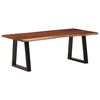 vidaXL Couchtisch Honigbraun 110x55x40 cm Massivholz Akazie