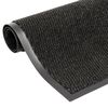 vidaXL Fu&szlig;matte getuftet 60x180 cm Schwarz