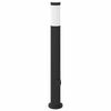vidaXL Pollerleuchte mit Auslass 80 cm Edelstahl IP44