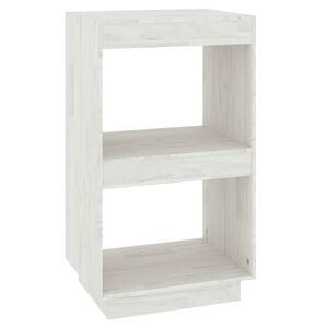 vidaXL B&uuml;cherregal Wei&szlig; 40x35x71 cm Massivholz Kiefer