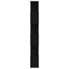 vidaXL B&uuml;cherregal Schwarz Eichen-Optik 80x24x190,5 cm Holzwerkstoff