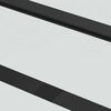 vidaXL Schiebet&uuml;r mit Beschlag Schwarz 90x205 cm ESG-Glas