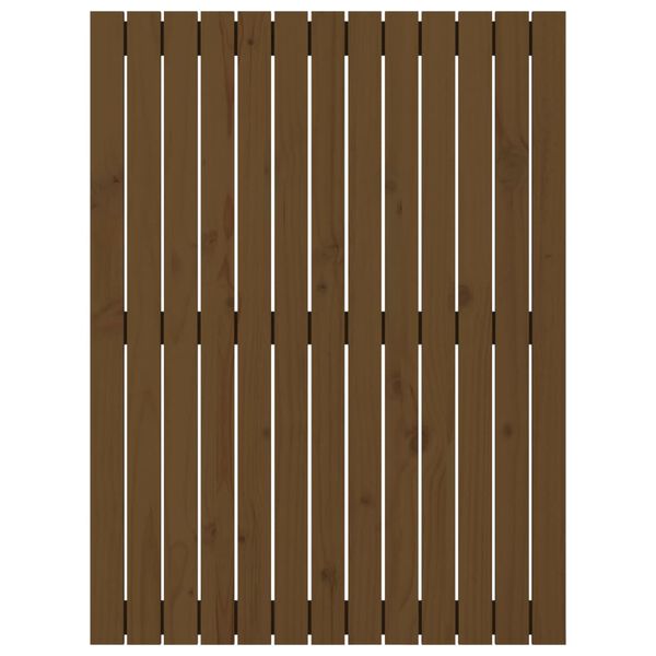 vidaXL Wand-Kopfteil Honigbraun 82,5x3x110 cm Massivholz Kiefer