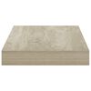 vidaXL Schwebende Wandregale 2 Stk. Eichefarben 40x23x3,8cm MDF