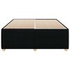 vidaXL Bettgestell ohne Matratze Schwarz 160x200 cm Stoff