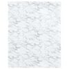 vidaXL M&ouml;belfolie Selbstklebend Marmorwei&szlig; 90x500 cm PVC