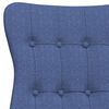 vidaXL Relaxsessel Blau Stoff
