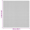 vidaXL Zeltteppich Anthrazit 250 x 250 cm Polyester