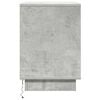 vidaXL Nachttisch Beton Grau 50 x 34,5 x 50 cm Holzwerkstoff