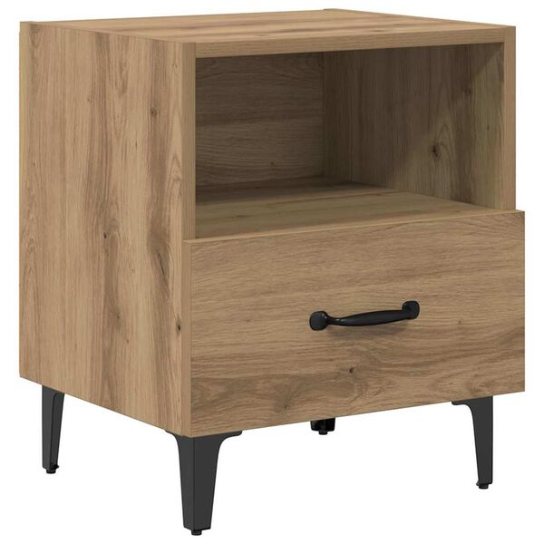 vidaXL Nachttisch Artisan-Eiche 40 x 35 x 47,5 cm Holzwerkstoff