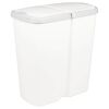 vidaXL M&uuml;lltonne Wei&szlig; 48,5 x 28 x 51 cm PP