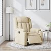 vidaXL Relaxsessel Elektrisch Creme Stoff
