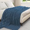 vidaXL &Uuml;berwurfdecke Marineblau 270 x 240 cm Fleece