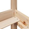vidaXL Massivholzbett ohne Matratze 100x200 cm Kiefernholz