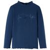 vidaXL Kinder-Langarmshirt Marineblau 128