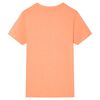 Kinder-Kurzarmshirt Neonorange 116