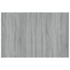 vidaXL Kopfteil Grau Sonoma 120x1,5x80 cm Holzwerkstoff