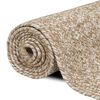 vidaXL Bereichsteppich Braun 60 x 110 cm Jute