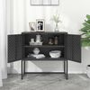 vidaXL Sideboard Anthrazit 75x35x75 cm Stahl